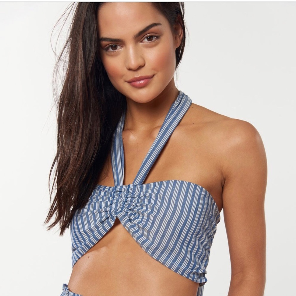 Red Carter Women Denin London Top XS